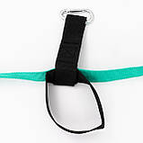 Тренувальні петлі trx для кросфіту (трх тренажер для фітнесу та турніка) OSPORT Lite (FI-0037) Чорно-бірюзовий, фото 4