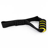 Тренувальні петлі trx для кросфіту (трх тренажер для фітнесу та турніка) OSPORT Lite (FI-0037) Чорно-бірюзовий, фото 7