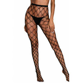 Crisscross Netted Pattern Pantyhose   | Limon