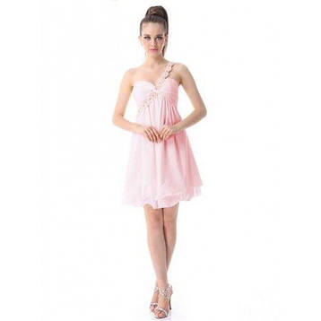 РОЗПРОДАЖ! Сукня з рожевого шифону | Limon, фото 2
