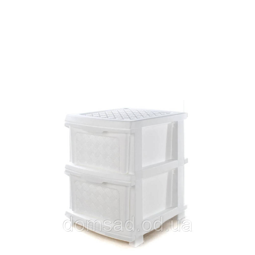 Комод пластиковий білий R-Plastic "Компакт Плюс", ящиків