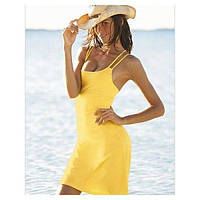 Пляжная туника лимонного цвета | Limon