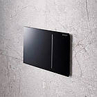 Кнопка зливу для інсталяції GEBERIT подвійна чорна 102997 115.630.SJ.1, фото 3