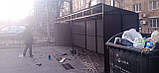 Огорожа сміттєвих контейнерів з навісом, фото 10
