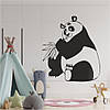 Трафарет для фарбування, з пандою, одноразовий з самоклеючої плівки 95 х 109 см, фото 8