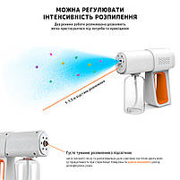 Ручний портативний розпилювач для дезінфектора Nano Spray Machine K6. Для швидкої дезінфекції приміщень, фото 5