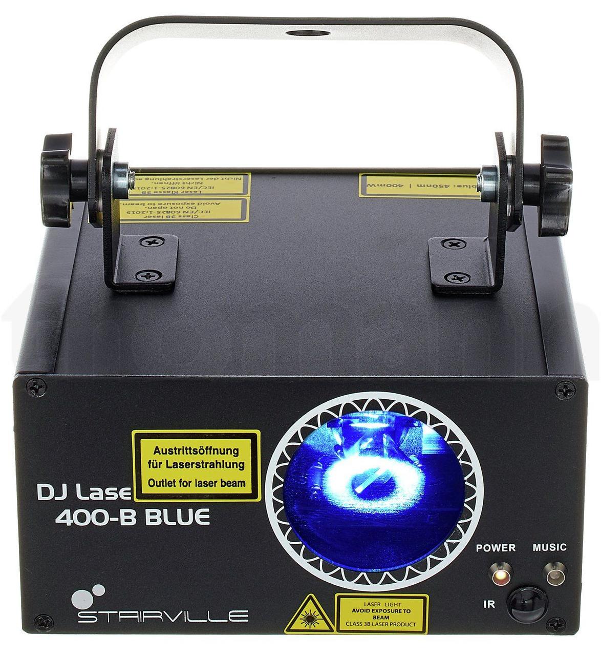 Лазери Stairville DJ Lase 400-B Blue DMX - фото 2 - id-p1531936039