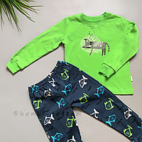 Пижама детская трикотажная для мальчика ТМ Бемби ПЖ53 р.110