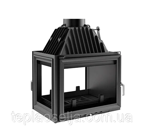 Камінна топка Kratki ZUZIA 16 кВт трьохстроння, фото 1