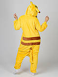 Піжама Кігурумі Пікачу жовтий для дітей від 120 см і дорослих, для хлопчиків і дівчаток, фото 6