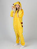Піжама Кігурумі Пікачу жовтий для дітей і дорослих, для хлопчиків і дівчаток (Велсофт), фото 7