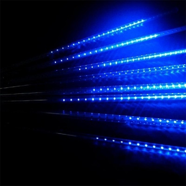 Світлодіодна гірлянда Зовнішні бурульки (Метеоритний дощ) на 288 Led електрична синя 4,1 м