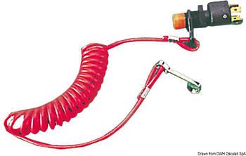 Універсальний страхувальний вимикач із пружинним шнуром