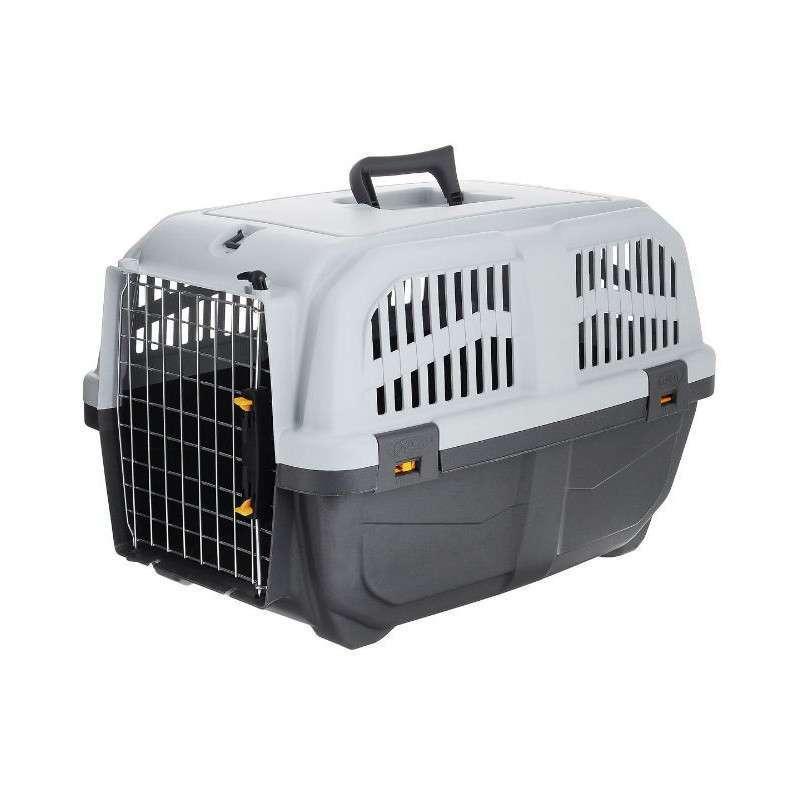 Переноска Скудо 3 SKUDO 3 для кішок і собак вагою до 24 кг, металеві двері, 60*40*39див