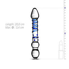 Скляний ділдо Gildo Glass Dildo No. 21 | Limon, фото 4