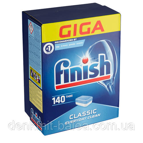Таблетки Фініш для посудомийних машин Finish Classic Every Day 140 шт.