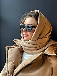 Косинка жіноча тепла з водовідштовхуючої плащівки на утеплювачі різні кольори Shld209