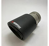 Насадка на глушник Akrapovic 76-101 (JB) carbon, фото 6