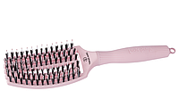 Щетка комбинированная Olivia Garden Finger Brush Combo Medium PASTEL Pink (OGBFBCPP) ID0853