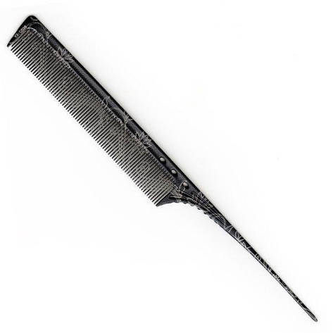 Расческа с длинным пластиковым хвостом Y3 carbon laser ET С006, фото 2