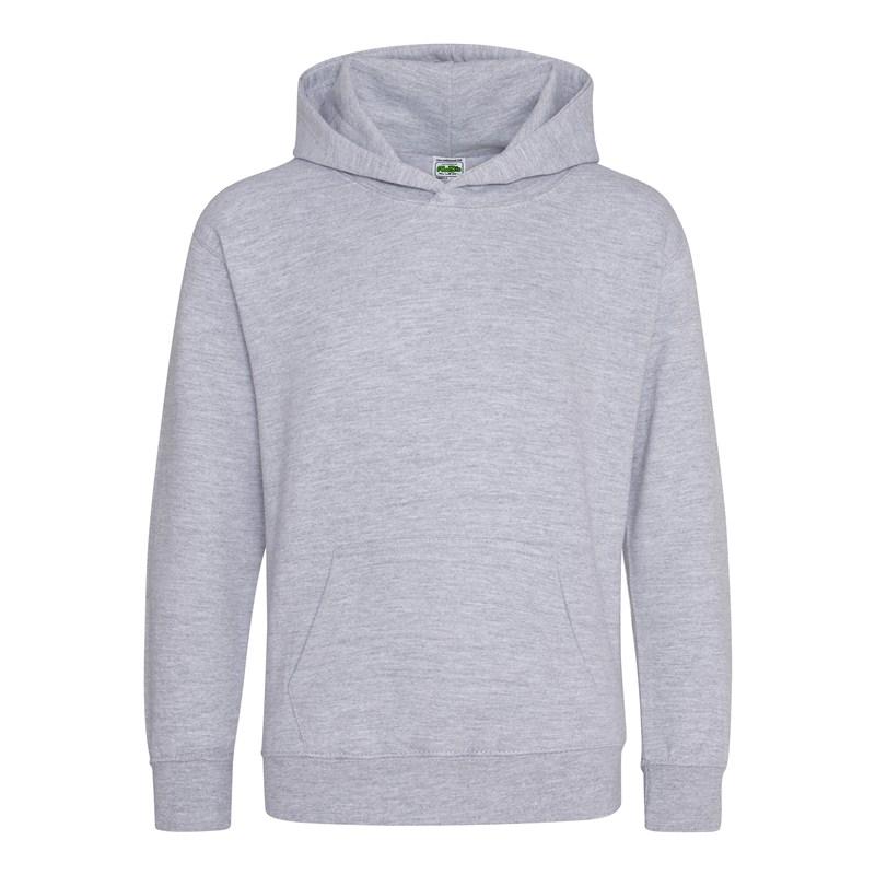 Дитяча толстовка з капюшоном утеплена сіра Just Hoods