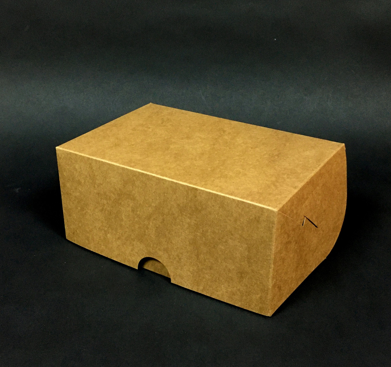 Коробка з крафт картону 180х120х80 мм ламінована