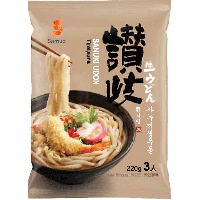 Корейський удон Санукі з морепродуктами, 3 порції по 214 г, TM Samlip