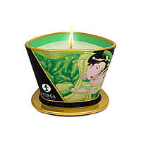 Массажная свеча Shunga Massage Candle Exotic Green Tea (170 мл) с афродизиаками sonia.com.ua