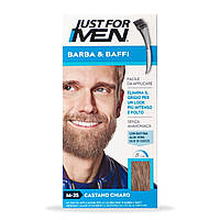 Фарба для вусів і бороди Just for Men М25 28мл (колір світло-коричневий)