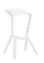 Барний табурет Colt білий, висота посадки 77 см, фото 2