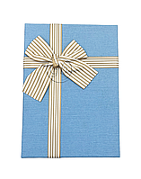 Подарочная коробочка "Голубой бант" M