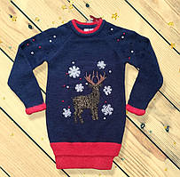 Новорічна туніка для дівчинки Розмір 116 122 128 134
