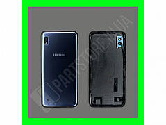 Кришка Samsung A10 A105 Black зі склом камери