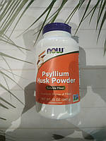 Now Foods Psyllium Husk Powder 340g, клетчатка из шелухи семян подорожника нау