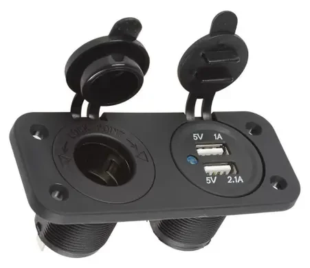 USB панель + прикурювач із кришкою., фото 1