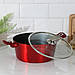Комплект посуду BERLINGER HAUS Burgundy Metallic Line 13 пр Колір червоний 7057BH, фото 2