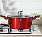 Комплект посуду BERLINGER HAUS Burgundy Metallic Line 13 пр Колір червоний 7057BH, фото 7