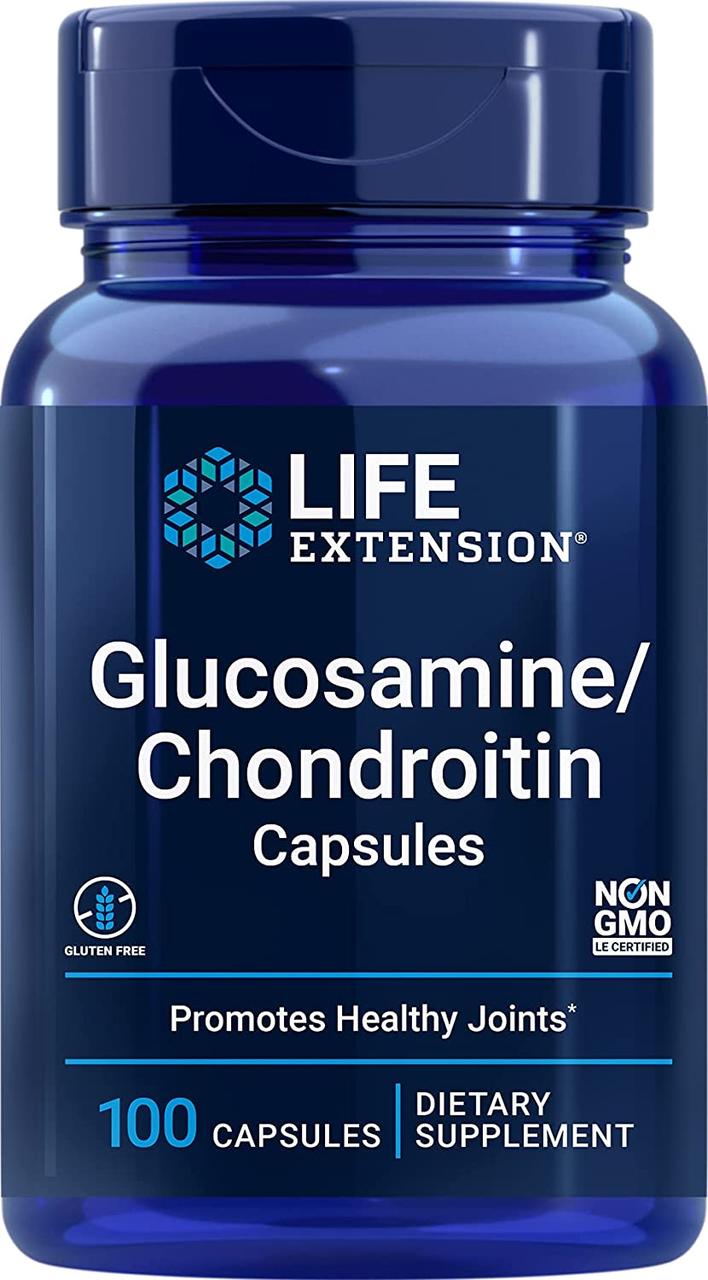 Life Extension Glucosamine Chondroitin / Глюкозамін і хондроїтин 100 капсул
