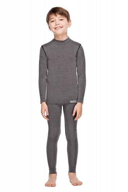 Детские термоштаны Haster Merino Wool 104/110 Серые