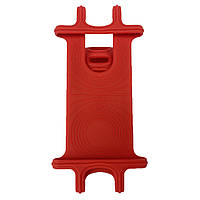 Тримач телефону на кермо велосипеда гумовий червоний