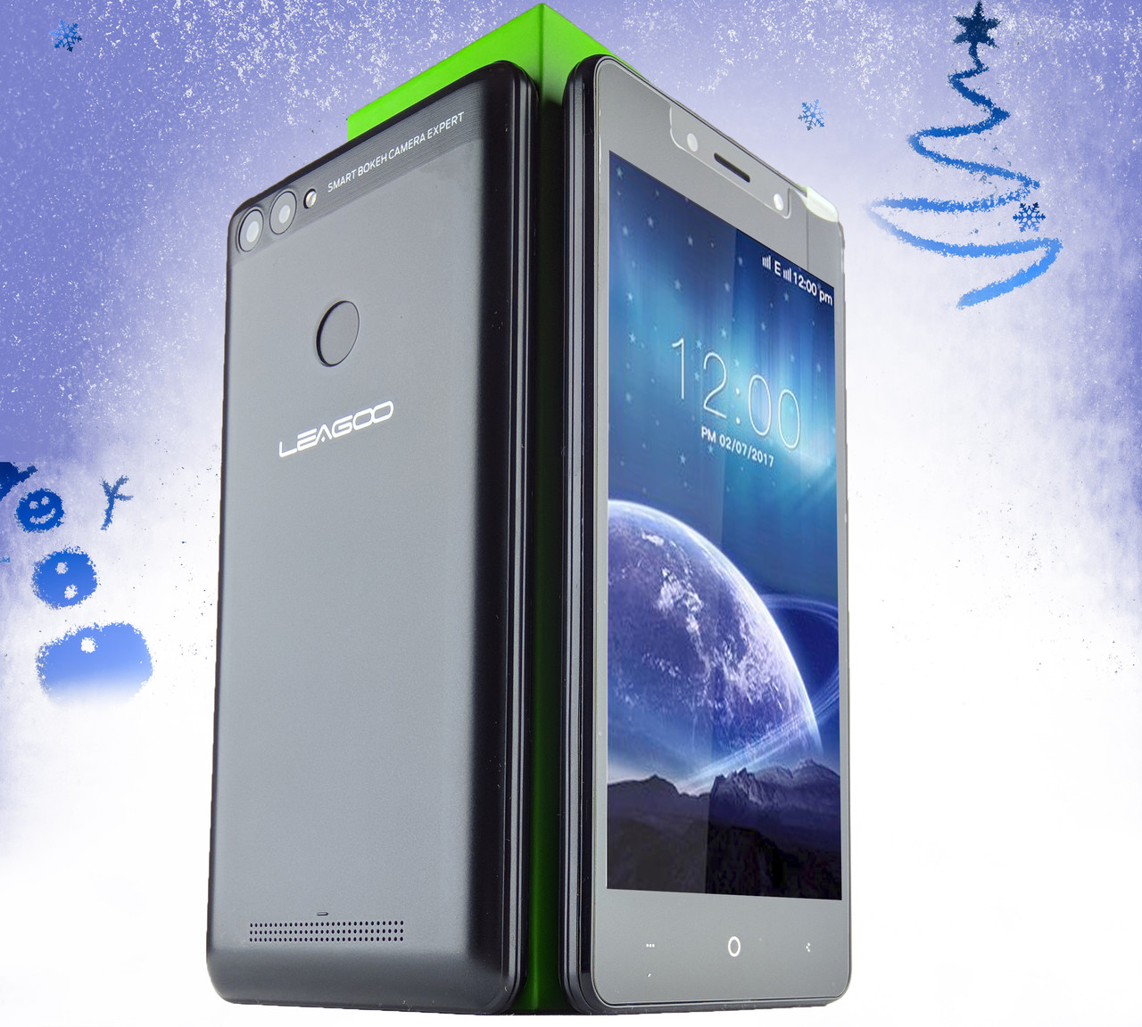 Leagoo Power 2 5" | 2/16Gb | HD | 3200 мАч | Чехол | Пленка, фото 1