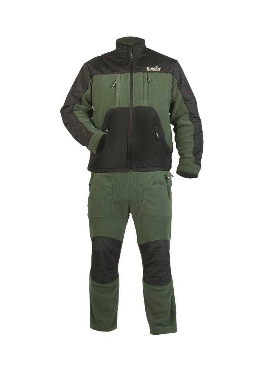 Костюм флисовый Norfin Polar Line 2 р.L Черно-зеленый (337003-L)
