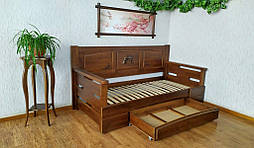 Деревянный диван-кровать "Ричард" из массива натурального дерева 23