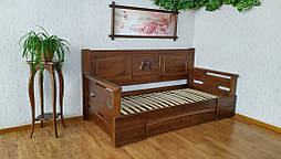 Деревянный диван-кровать "Ричард" из массива натурального дерева 24