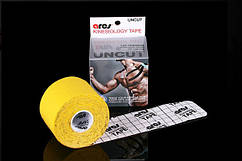 Кинезиологический тейп ARES TAPE 5м, жовтий