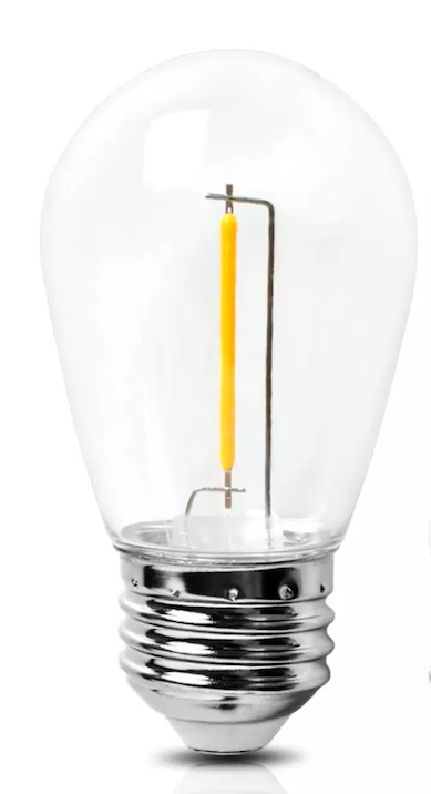 Лампа Едісона 1Вт Е27 S14, 2700К Filament, для гірлянд
