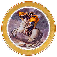 Декоративная фарфоровая тарелка Наполеон 32 см. Германия 550694
