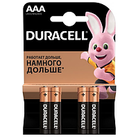 Батарейки ААА Duracell LR03 1,5 V минипальчик 4шт