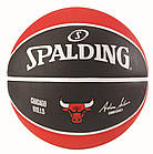 М'яч баскетбольний Spalding NBA Chicago Bulls Outdoor розмір 7 гумовий (83503Z), фото 2