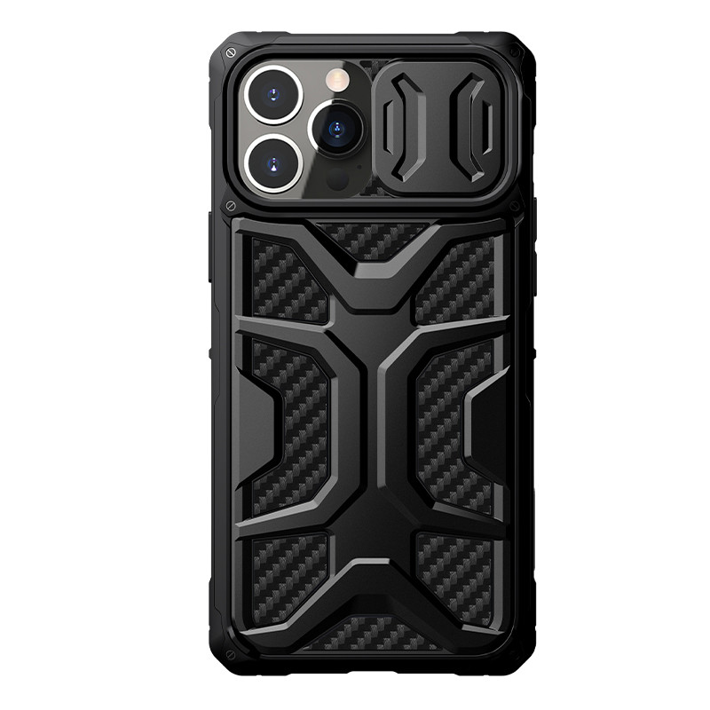 Захисний чехол Nillkin для Apple iPhone 13 Pro Max (Adventurer Case) Black із захистом камери, фото 1